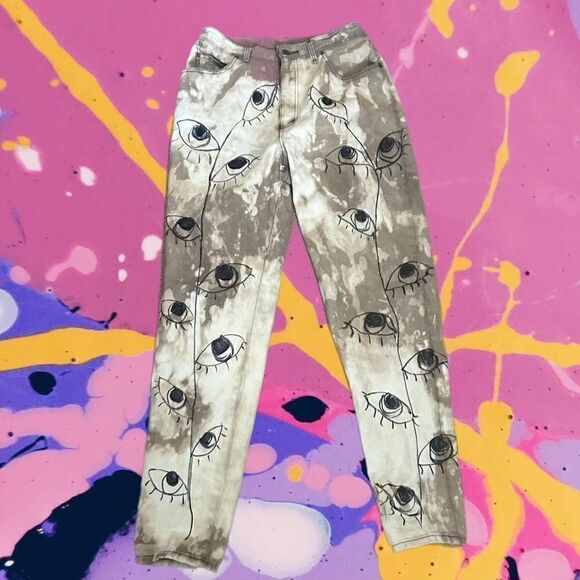 Vintage 90’s Alfred Sung high waisted jeans / size 12 - Picture 5 of 12